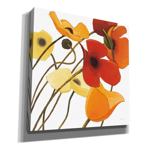 Image of 'Up Two on White Yellow' by Shirley Novak, Canvas Wall Art