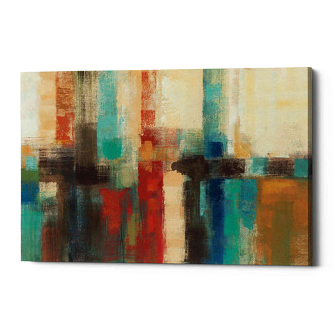 Image of 'Aqua Horizon' by Silvia Vassileva, Canvas Wall Art,Size A Landscape