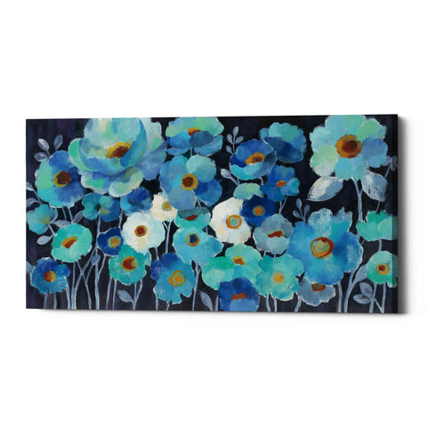 Image of 'Indigo Flowers' by Silvia Vassileva, Canvas Wall Art,Size 2 Landscape