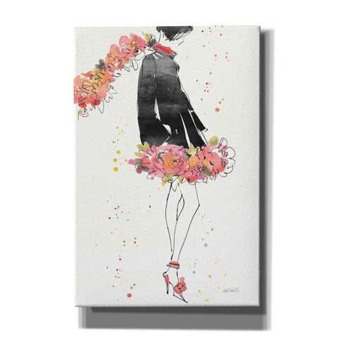 Image of 'Floral Fashion IV' by Anne Tavoletti, Canvas Wall Art