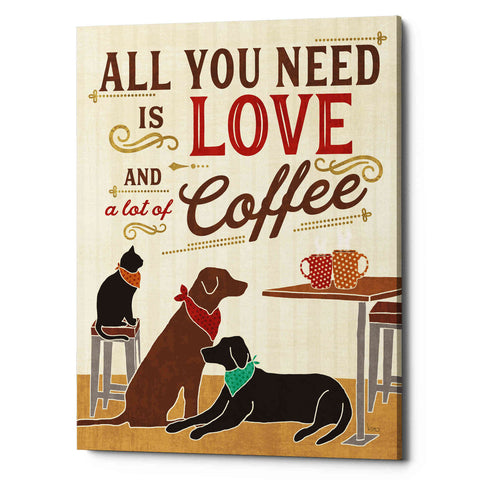 Image of 'Coffee and Friends III' by Veronique Charron, Canvas Wall Art
