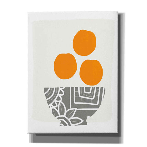 Image of 'Bowl of Oranges' by Linda Woods, Canvas Wall Art