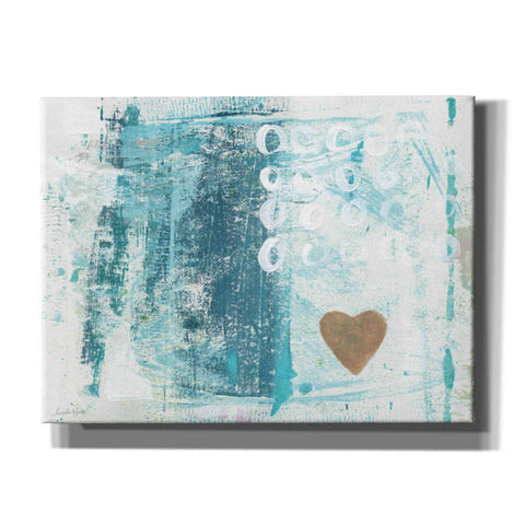 Image of 'Heart In The Sand' by Linda Woods, Canvas Wall Art