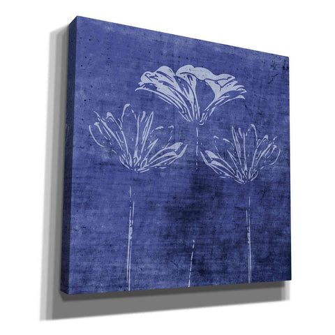 Image of 'Indigo Wild Flowers' by Linda Woods, Canvas Wall Art