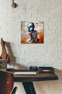 'Shut Up' by Mario Sanchez Nevado, Canvas Wall Art,12x12