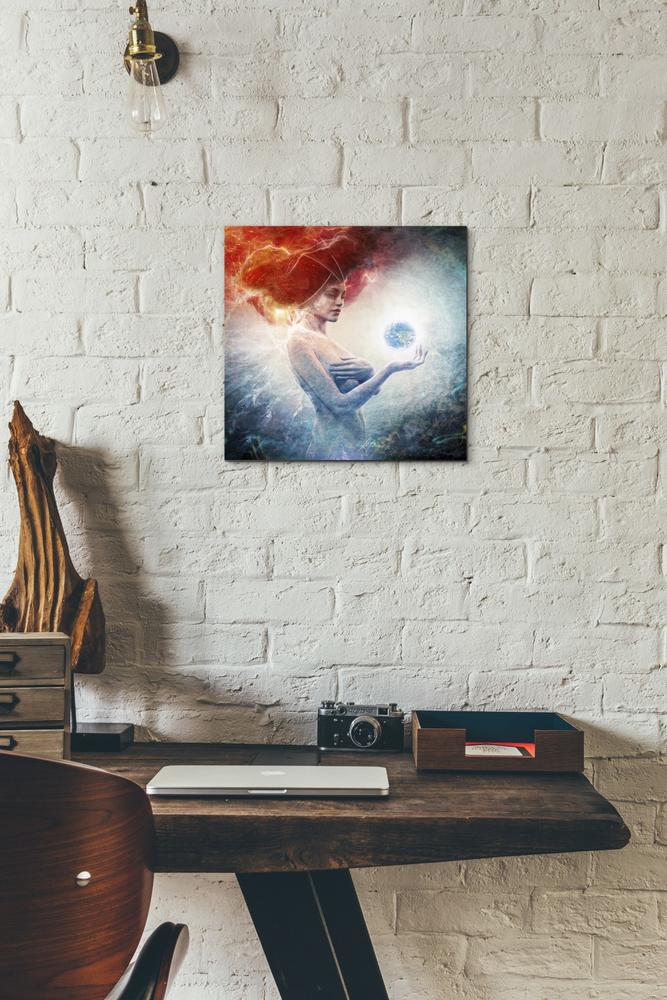 'Living Frequencies' by Mario Sanchez Nevado, Canvas Wall Art,12x12