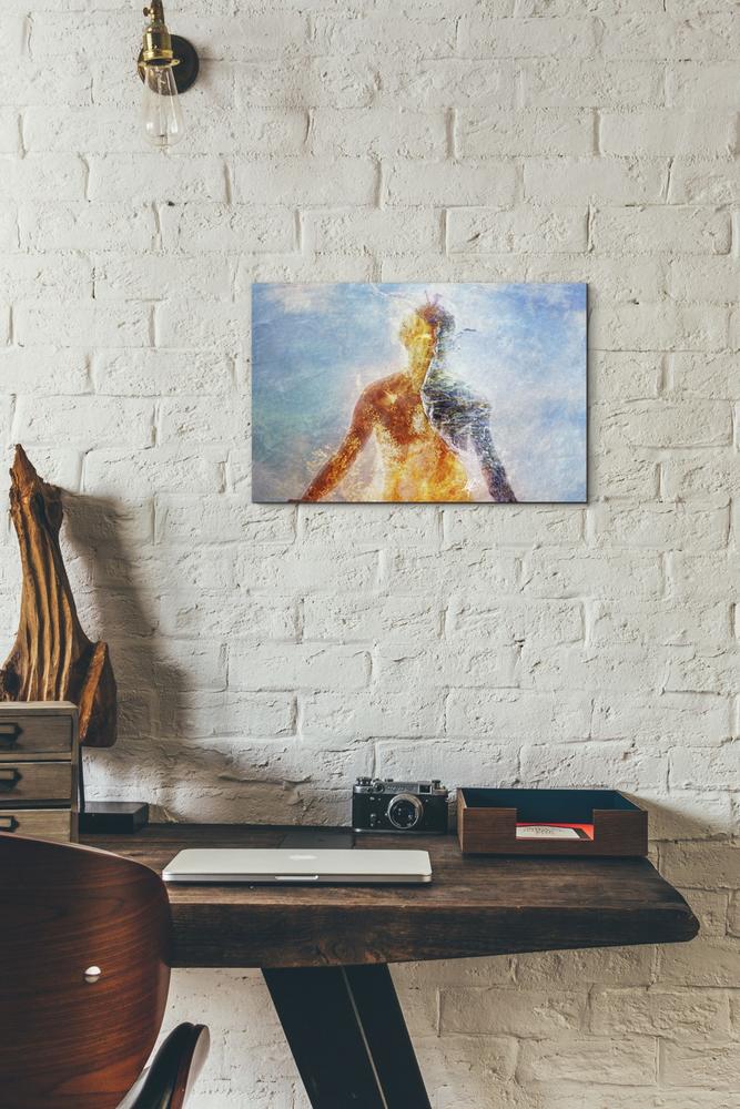 'Two Worlds' by Mario Sanchez Nevado, Canvas Wall Art,12x18
