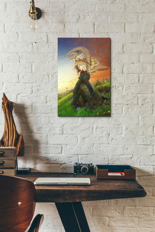 Image of 'Afraid of Monsters' by Mario Sanchez Nevado, Canvas Wall Art,12x18