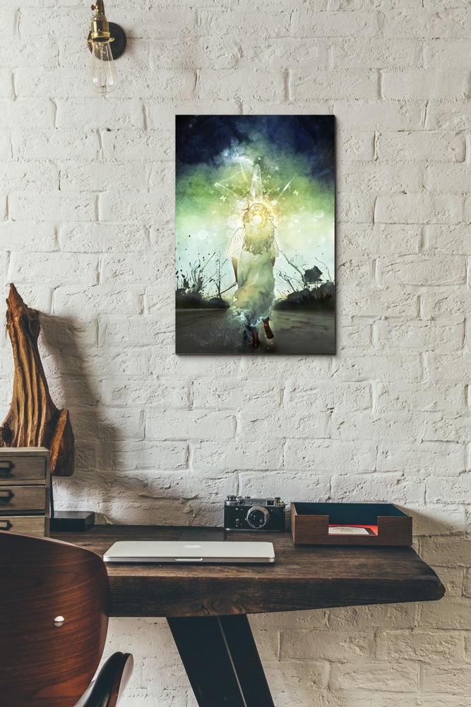 'Your Troubles Are Over' by Mario Sanchez Nevado, Canvas Wall Art,12x18