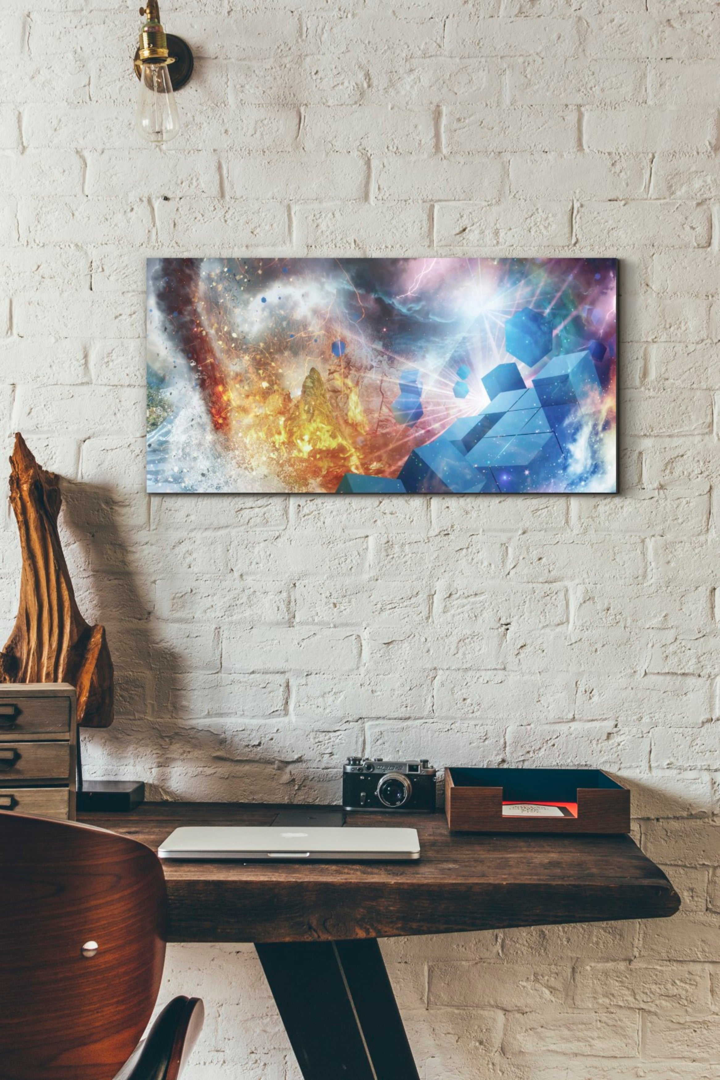 'Press Start Part 2' by Mario Sanchez Nevado, Canvas Wall Art,12x24