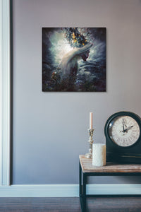 'Charade' by Mario Sanchez Nevado, Canvas Wall Art,18x18