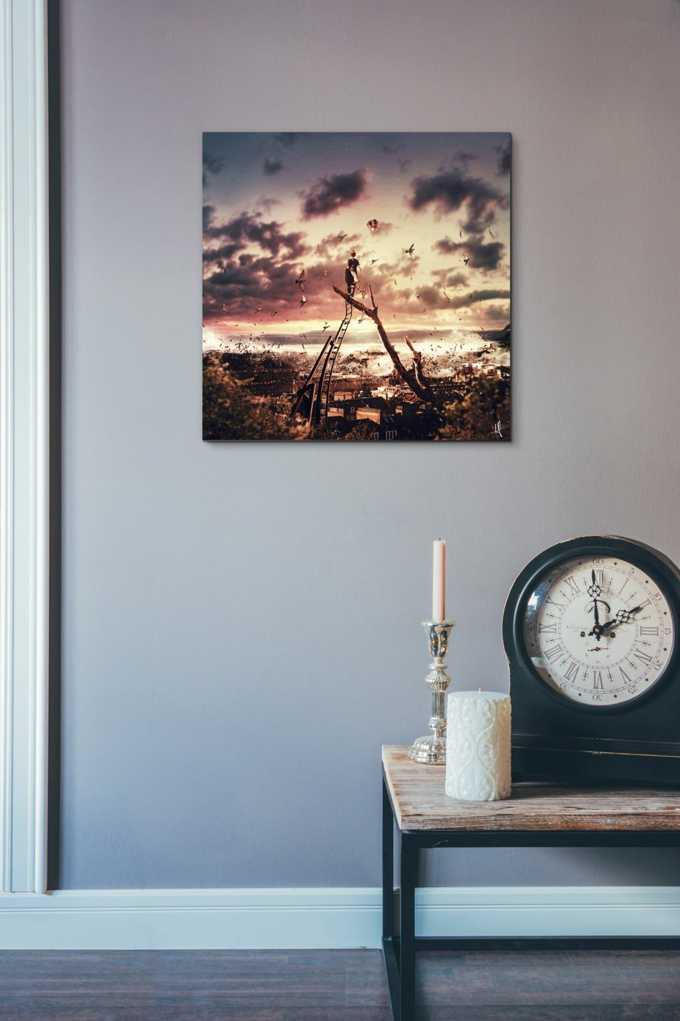 'King For A Day' by Mario Sanchez Nevado, Canvas Wall Art,18x18