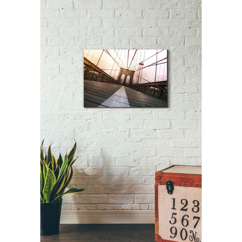 Image of 'Brooklyn Bridge, New York City' by Nicklas Gustafsson, Canvas Wall,18x26