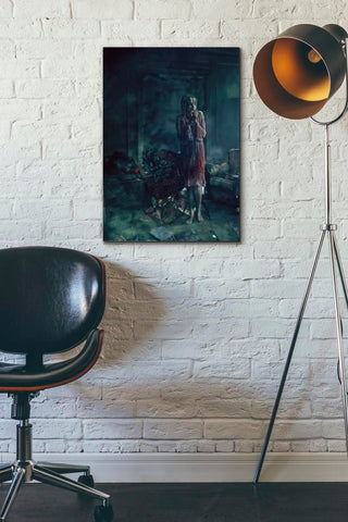 Image of 'At Night' by Mario Sanchez Nevado, Canvas Wall Art,18x26