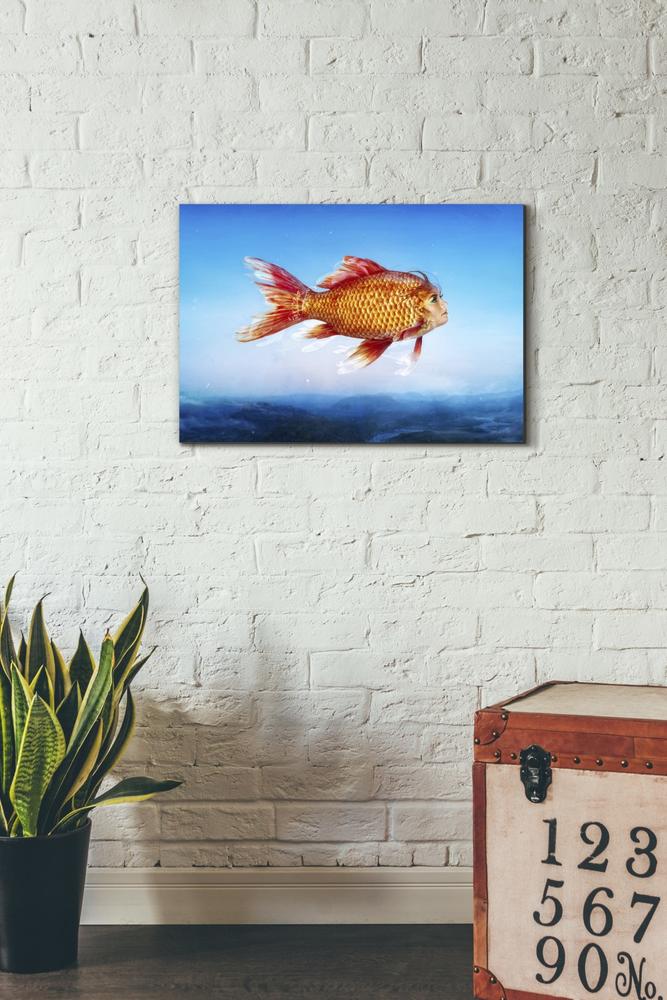 'The Outsider' by Mario Sanchez Nevado, Canvas Wall Art,18x26