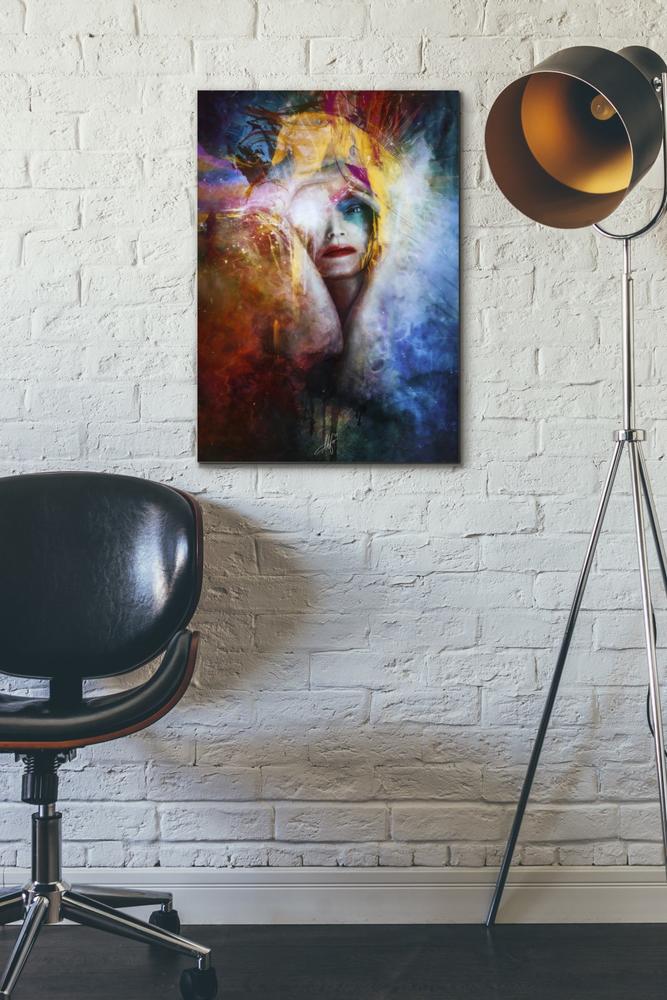 'The Radiant Nimbus of Crestfallen' by Mario Sanchez Nevado, Canvas Wall Art,18x26