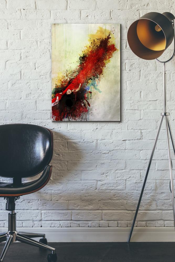 'Violently Happy' by Mario Sanchez Nevado, Canvas Wall Art,18x26