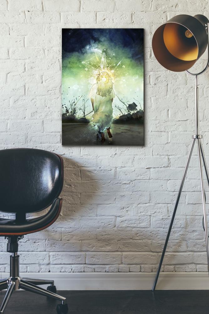 'Your Troubles Are Over' by Mario Sanchez Nevado, Canvas Wall Art,18x26