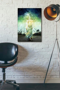 'Your Troubles Are Over' by Mario Sanchez Nevado, Canvas Wall Art,18x26