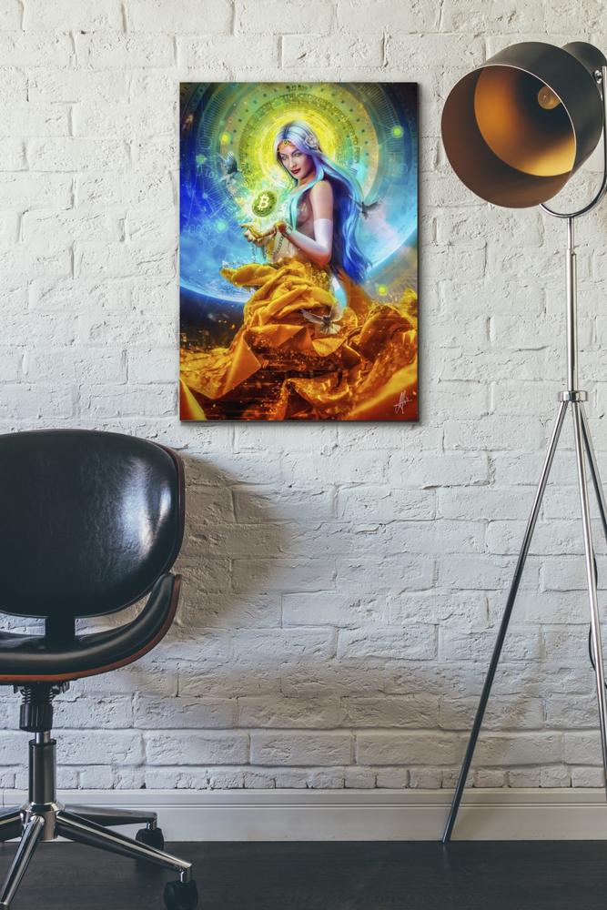 'Vires in Numeris' by Mario Sanchez Nevado, Canvas Wall Art,18x26