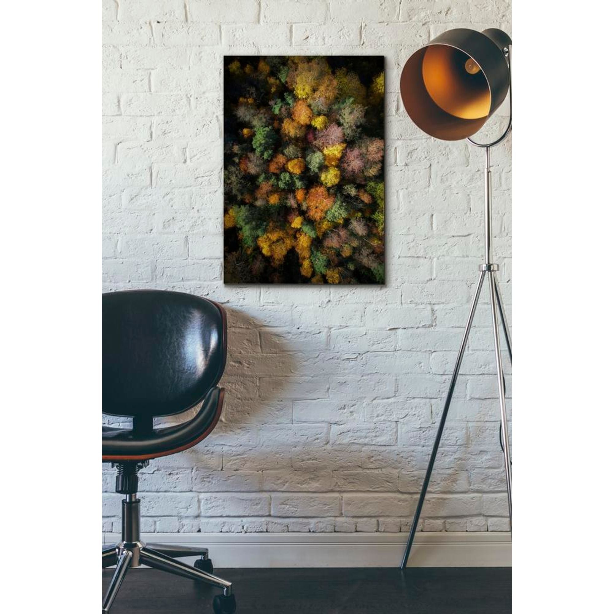 'Autumn Forest - Aerial Photography' by Nicklas Gustafsson, Canvas Wall,18x26