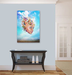 'Muse' by Mario Sanchez Nevado, Canvas Wall Art,18x26