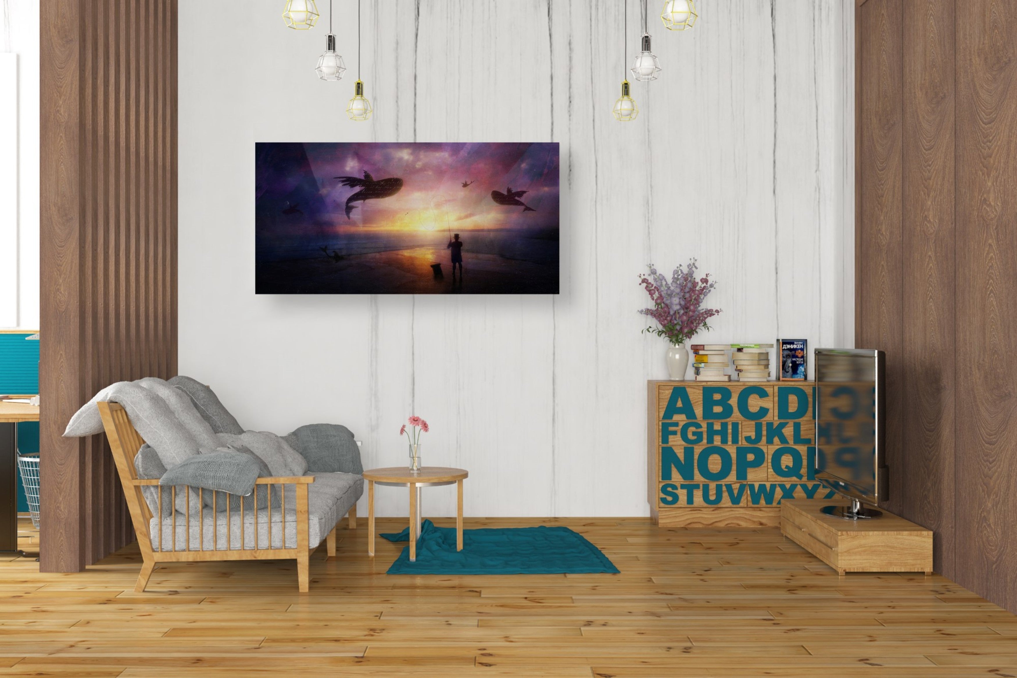 'The Answer' by Mario Sanchez Nevado, Canvas Wall Art,20x40