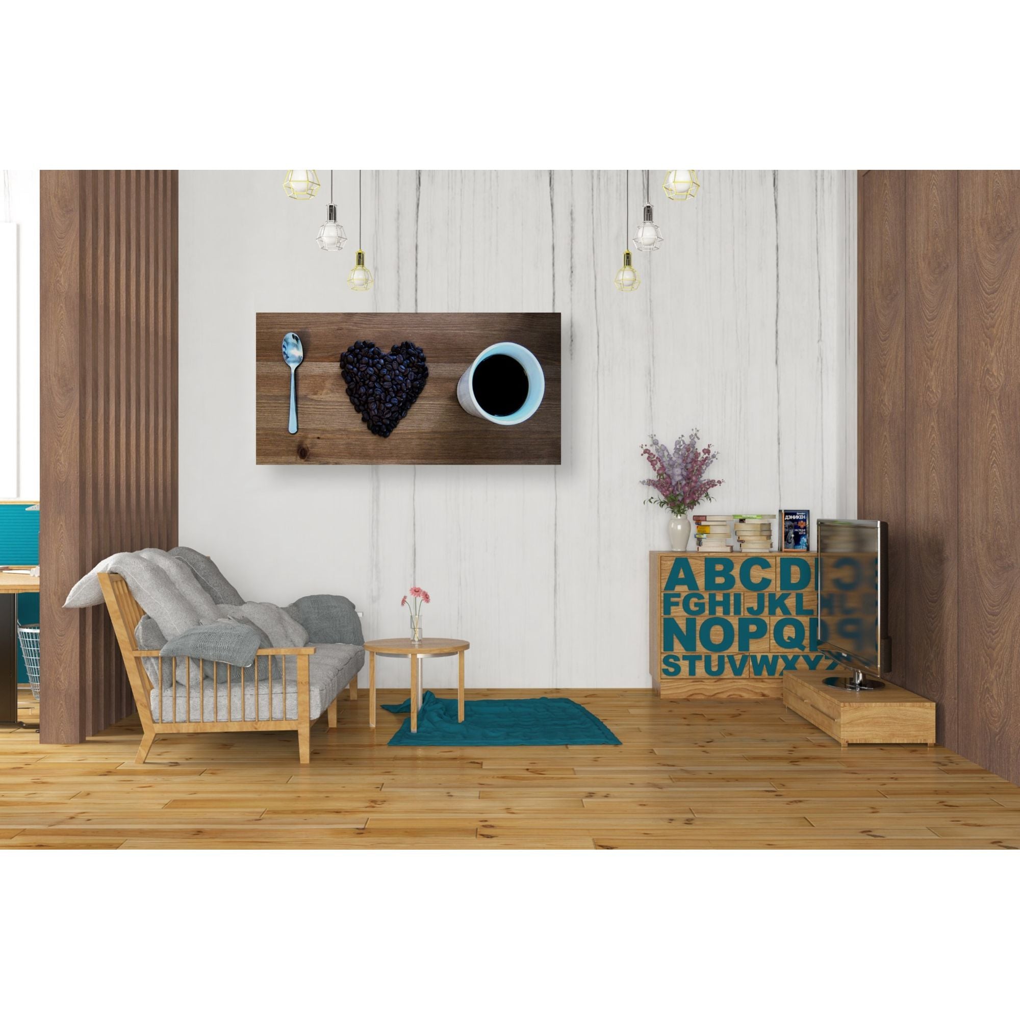 'I Love Coffee' by Nicklas Gustafsson, Canvas Wall Art,20x40