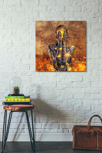 'Through Ashes Rise' by Mario Sanchez Nevado, Canvas Wall Art,26x26