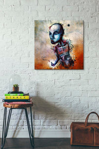 'Shut Up' by Mario Sanchez Nevado, Canvas Wall Art,26x26