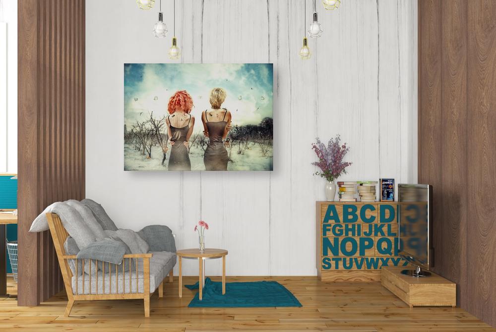 'Conversation' by Mario Sanchez Nevado, Canvas Wall Art,26x34