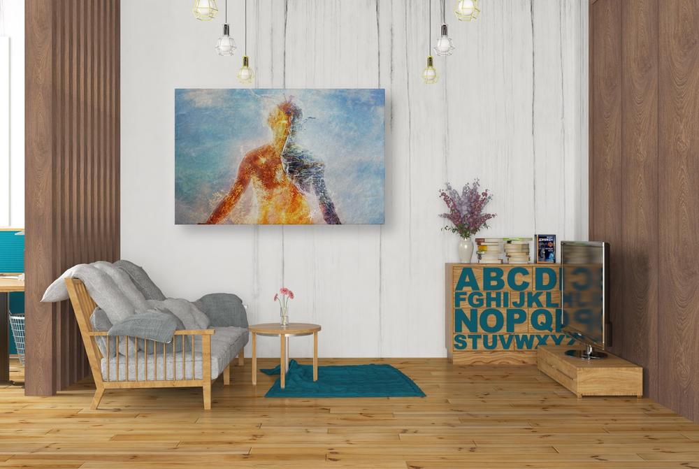'Two Worlds' by Mario Sanchez Nevado, Canvas Wall Art,26x40