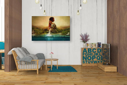 'Fountain of Eternity' by Mario Sanchez Nevado, Canvas Wall Art,26x40