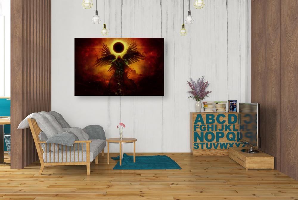 'Wings of Apocalypse' by Mario Sanchez Nevado, Canvas Wall Art,26x40