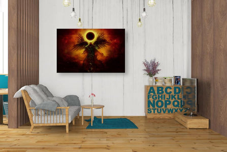 'Wings of Apocalypse' by Mario Sanchez Nevado, Canvas Wall Art,26x40