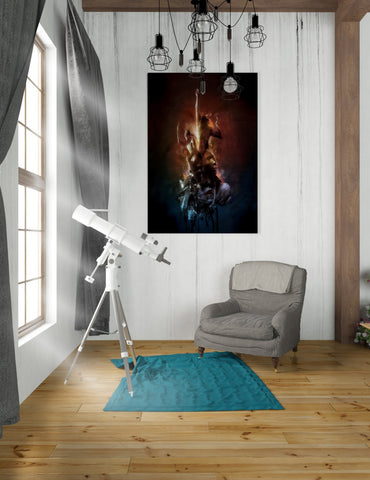 Image of 'Hell Are The Others' by Mario Sanchez Nevado, Canvas Wall Art,26x40