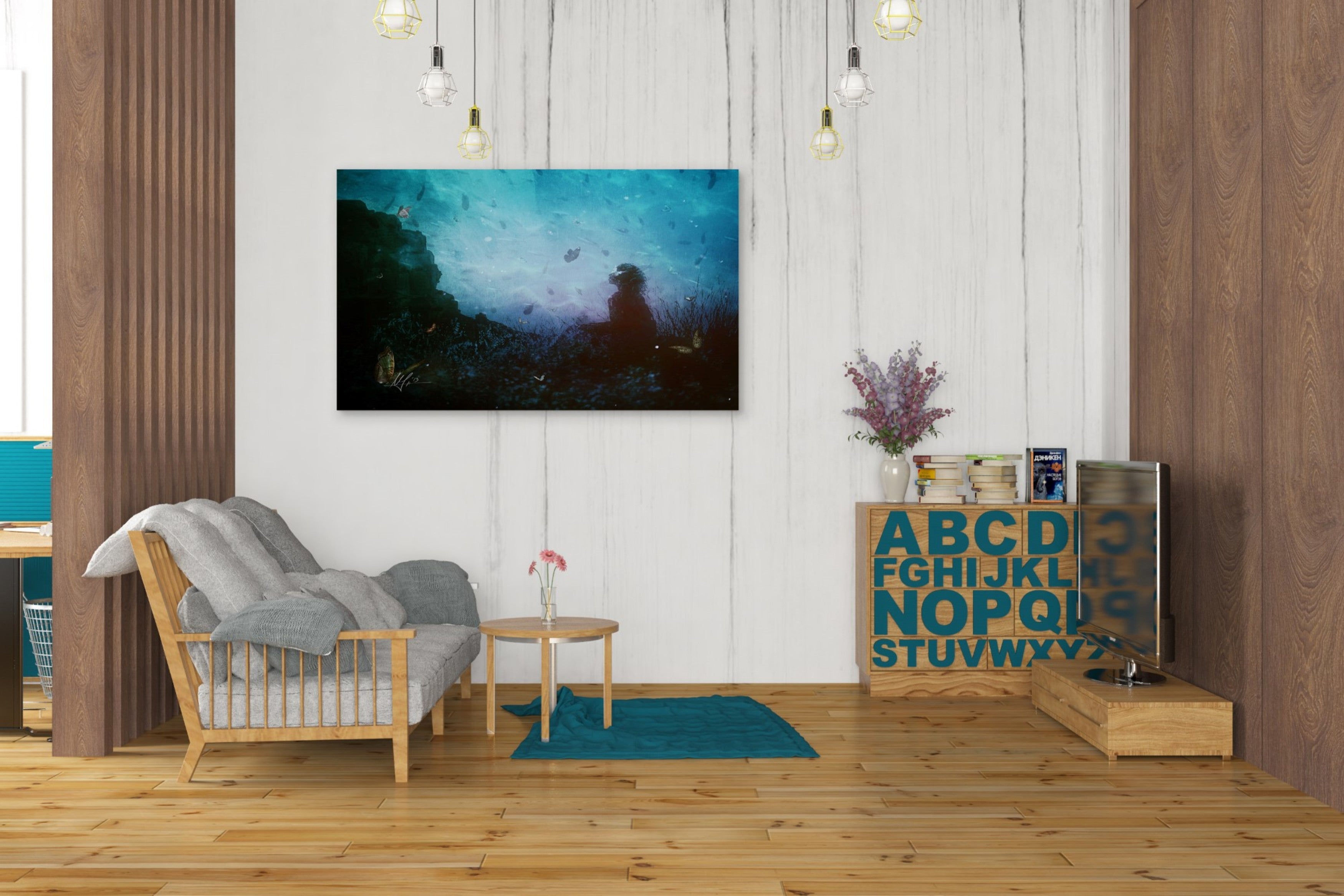 'Shattered Memories' by Mario Sanchez Nevado, Canvas Wall Art,26x40