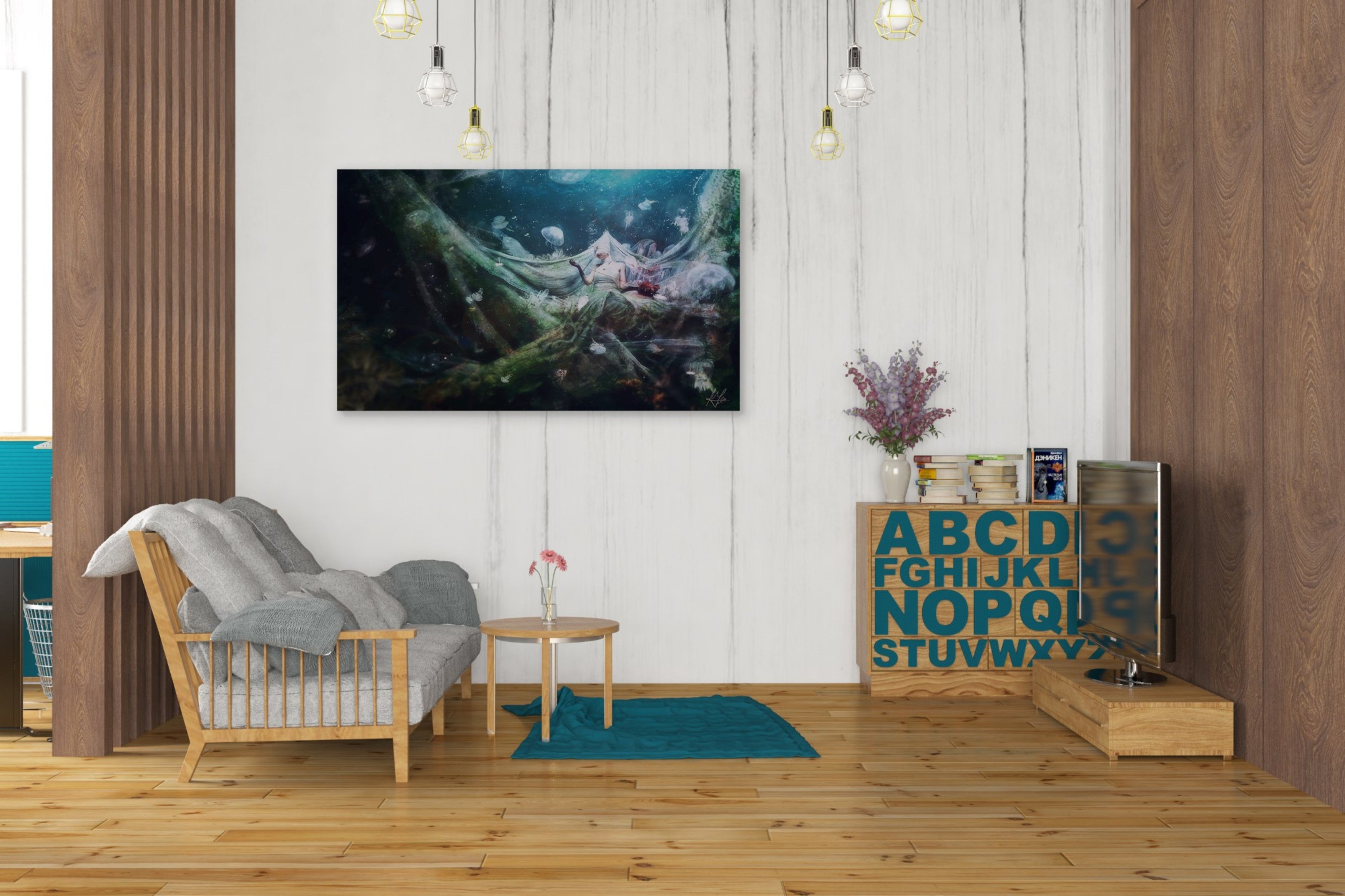 'Unravel' by Mario Sanchez Nevado, Canvas Wall Art,26x40