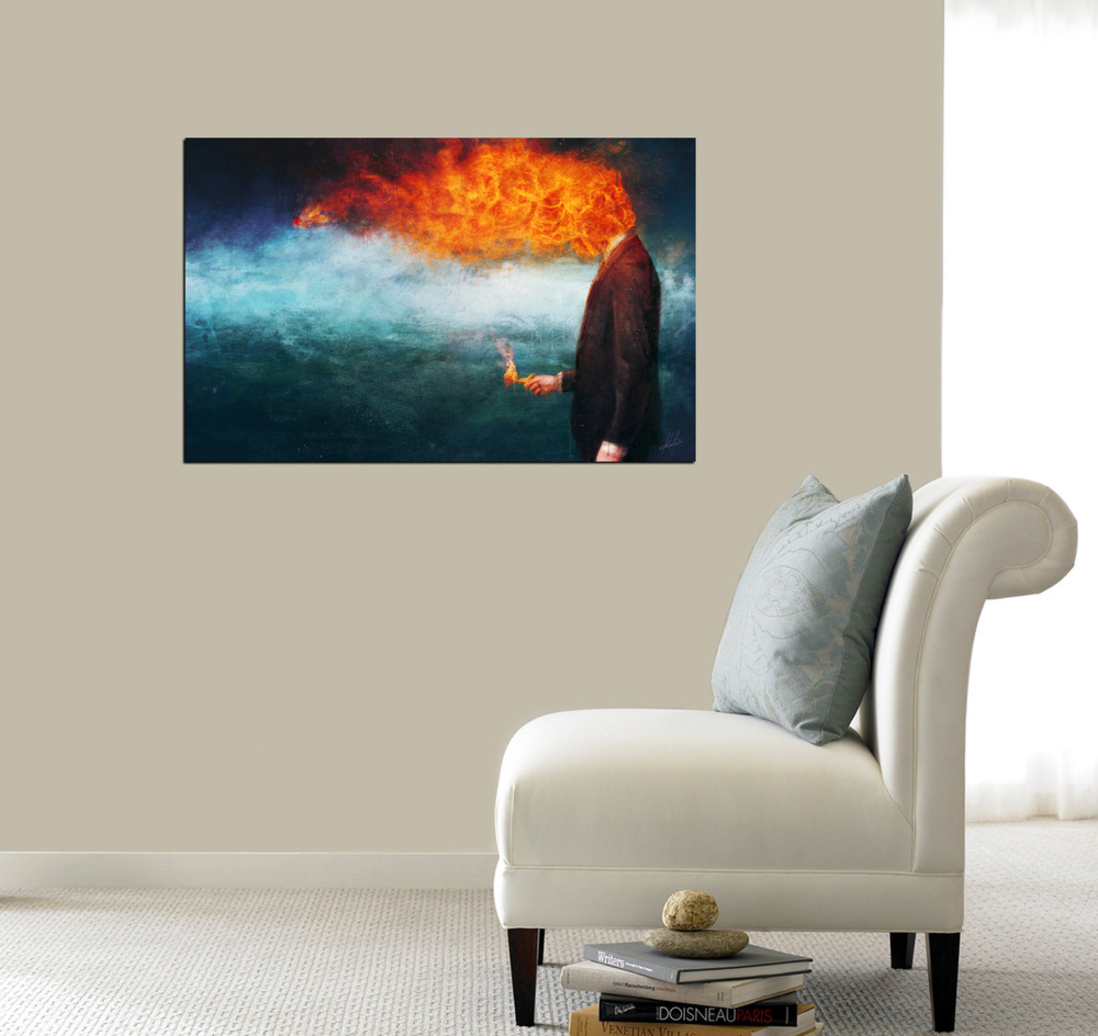 'Deep' by Mario Sanchez Nevado, Canvas Wall Art,28x40