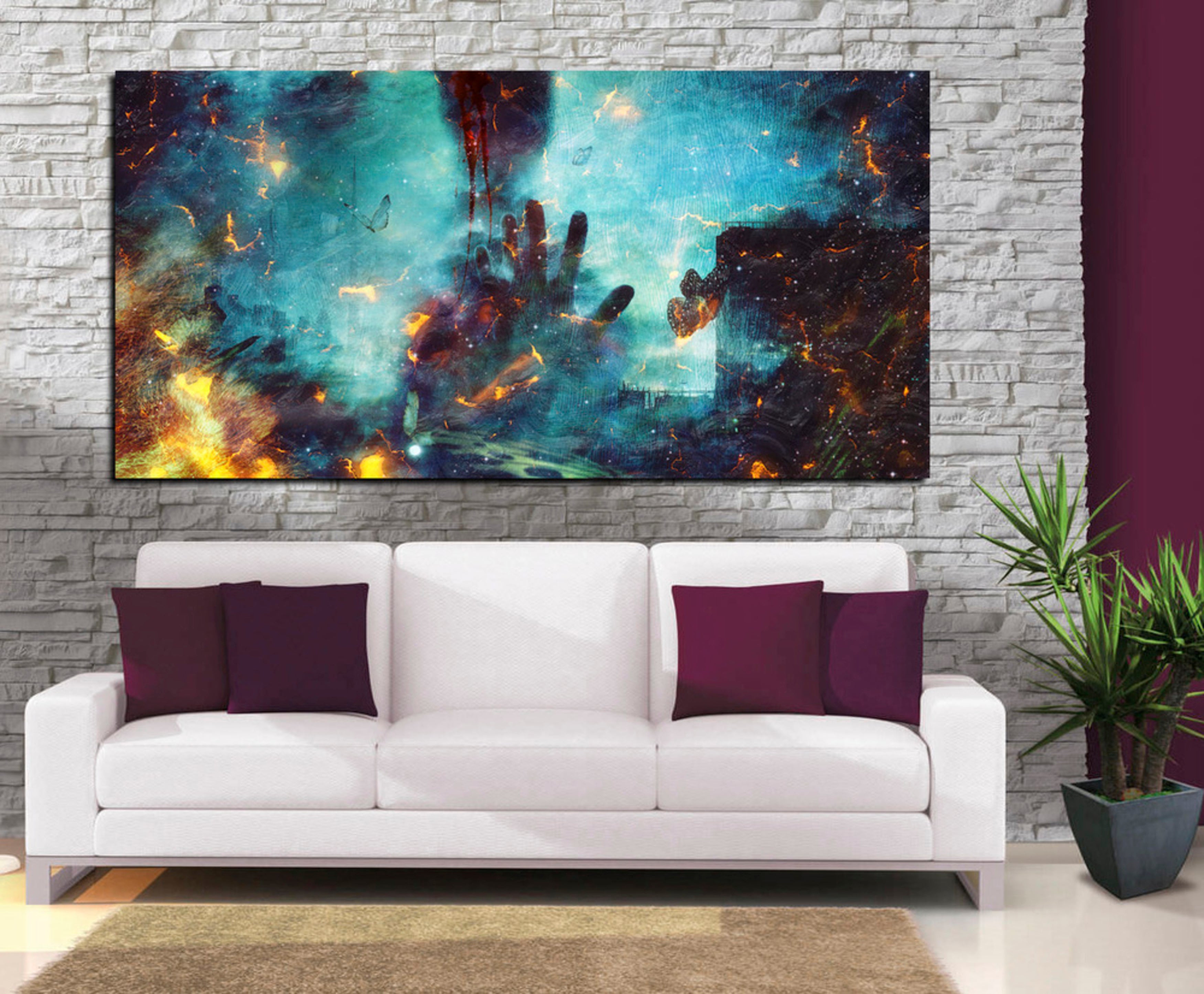 'Between Life & Death' by Mario Sanchez Nevado, Canvas Wall Art,30x60