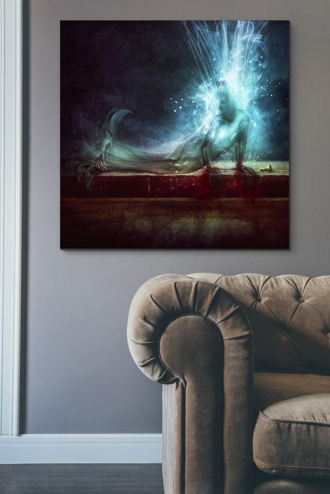 'A Dying Wish' by Mario Sanchez Nevado, Canvas Wall Art,37x37