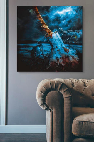 Image of 'July 10th 1985' by Mario Sanchez Nevado, Canvas Wall Art,37x37