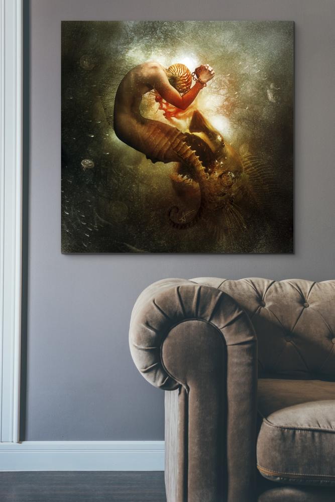 'Wanderer' by Mario Sanchez Nevado, Canvas Wall Art,37x37