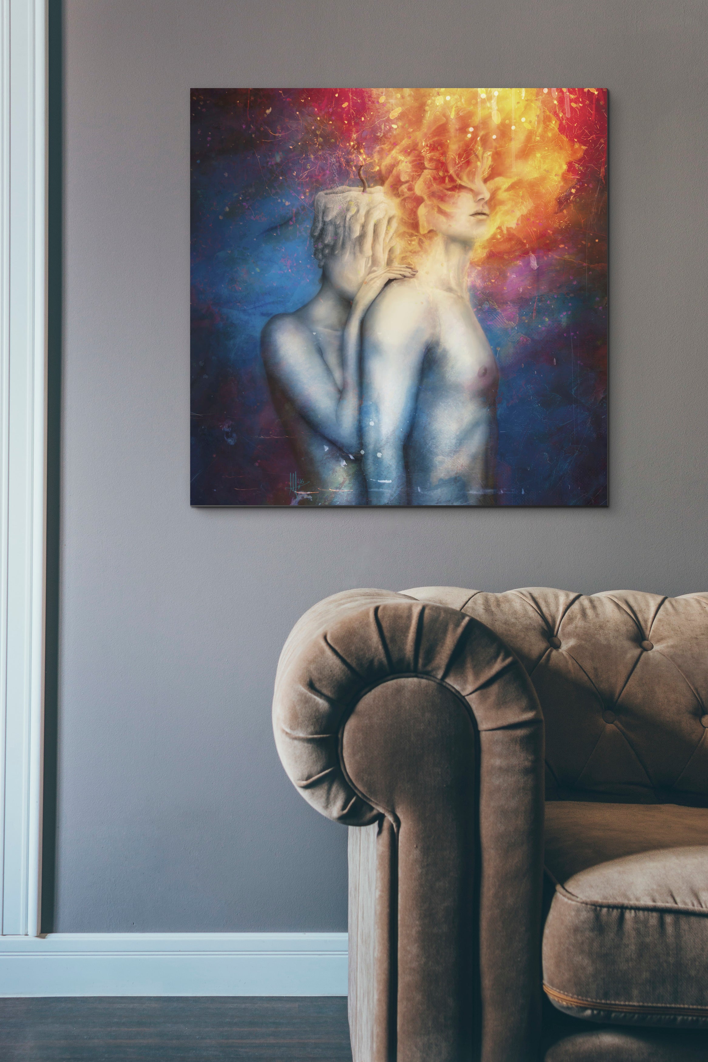 'Almost A Dance' by Mario Sanchez Nevado, Canvas Wall Art,37x37