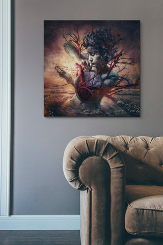 Image of 'Blossom' by Mario Sanchez Nevado, Canvas Wall Art,37x37