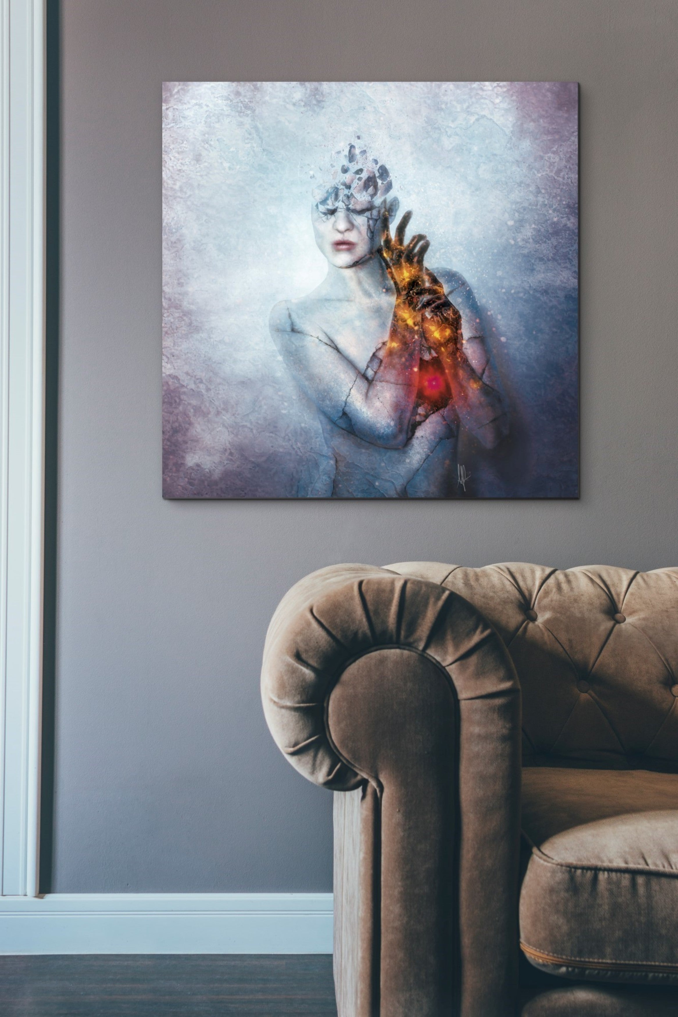 'Until You Break' by Mario Sanchez Nevado, Canvas Wall Art,37x37