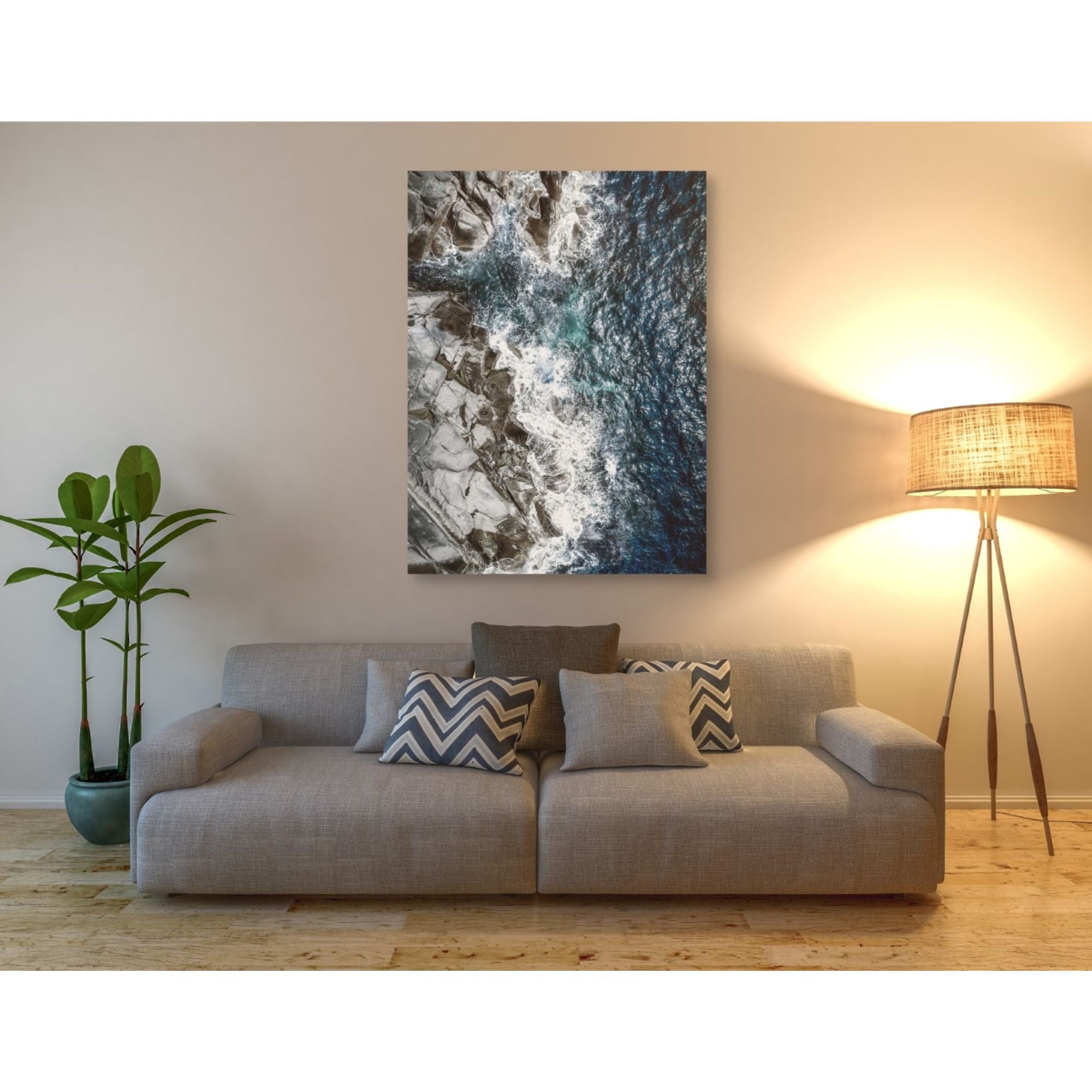 'Skagerrak Coastline' by Nicklas Gustafsson, Canvas Wall,40x54