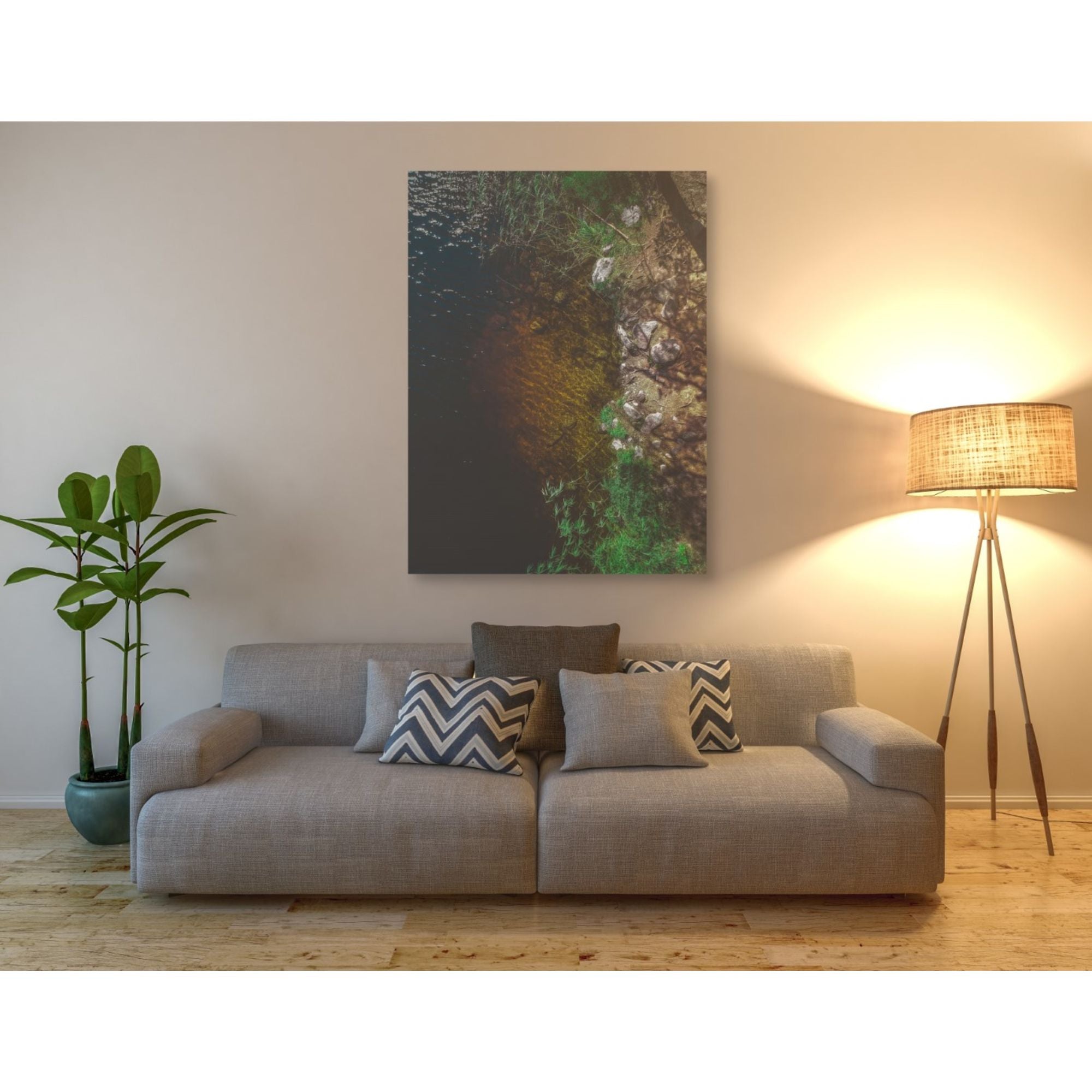 'Summer Lake' by Nicklas Gustafsson, Canvas Wall,40x54