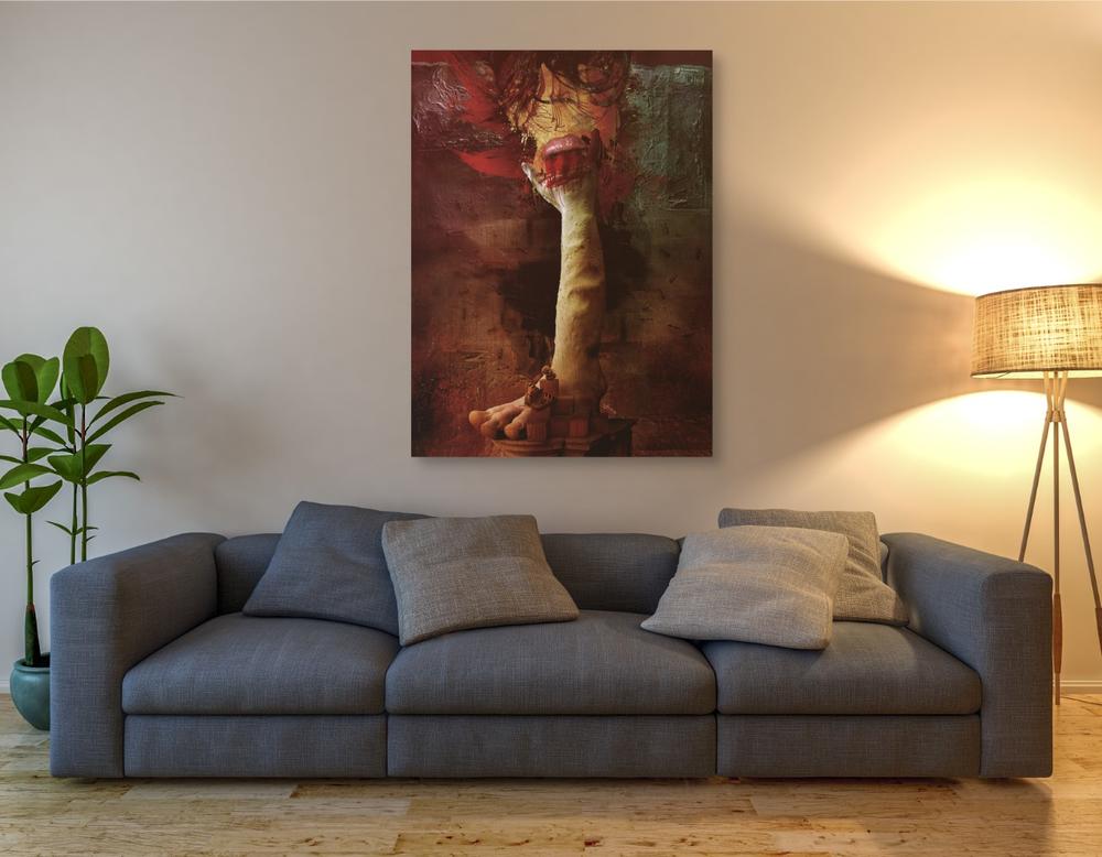 'Taste of Blood' by Mario Sanchez Nevado, Canvas Wall Art,40x54