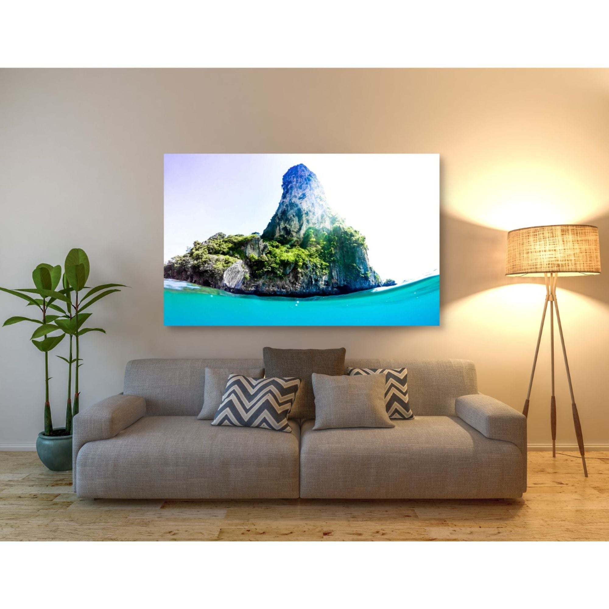 'Tropical Island' by Nicklas Gustafsson, Canvas Wall,40x60